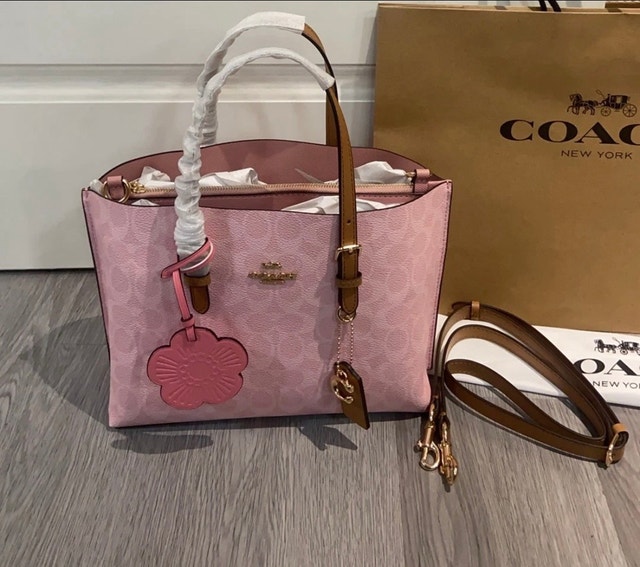 NWT Coach Mollie Tote Bag - Powder Pink (Brand New)