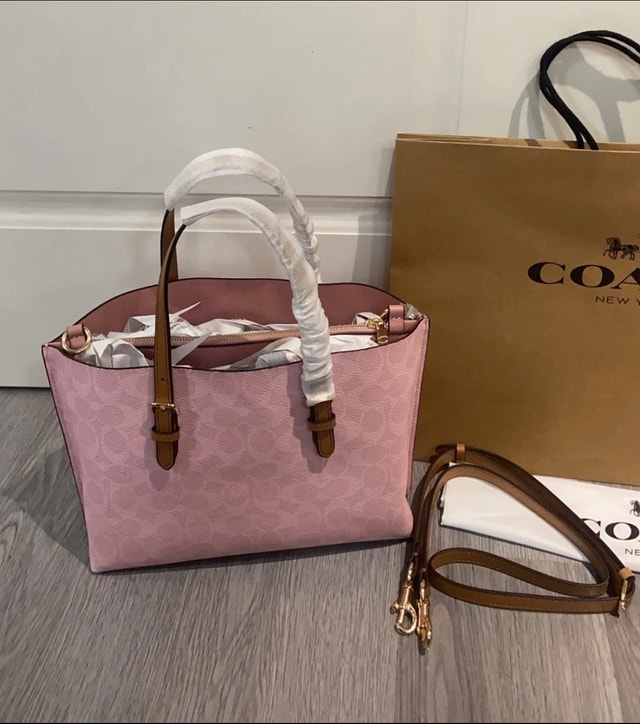NWT Coach Mollie Tote Bag - Powder Pink (Brand New) - photo 2