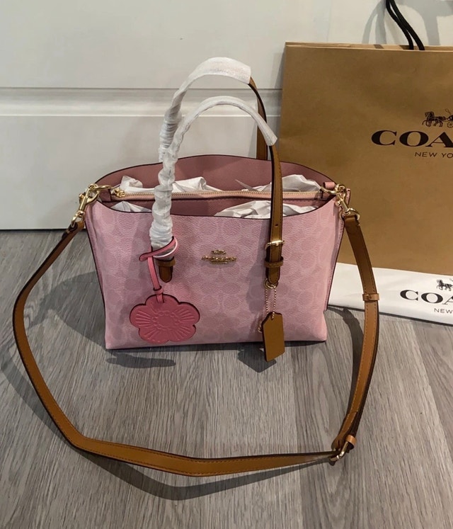 NWT Coach Mollie Tote Bag - Powder Pink (Brand New) - photo 3