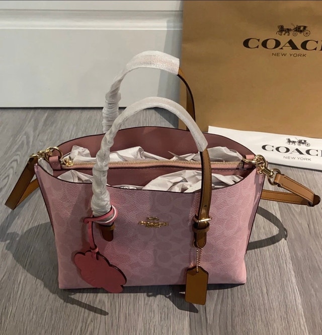 NWT Coach Mollie Tote Bag - Powder Pink (Brand New) - photo 4