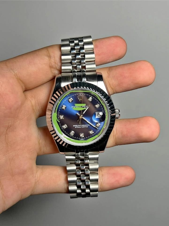 Blue Dial Luxury Watch