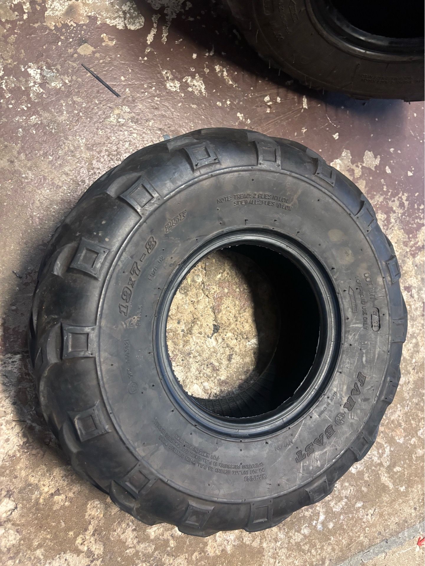 Minibike Tires 19 x 7-8 from Mega Moto 212 - photo 2