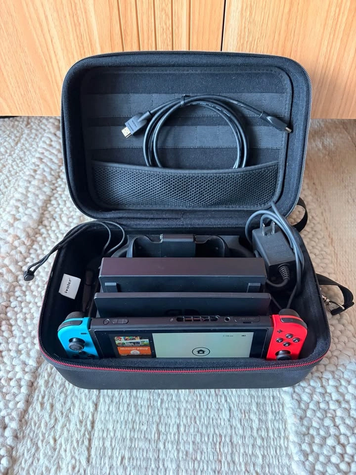 Nintendo Switch V2 Console Complete W/Extras - photo 2