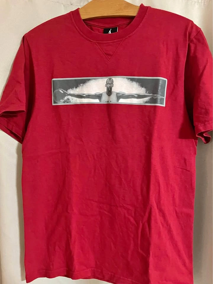 Jordan Wing Span Poster Photo T Shirt Gym Red