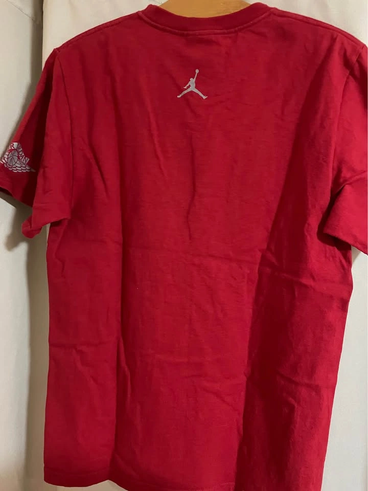 Jordan Wing Span Poster Photo T Shirt Gym Red - photo 2