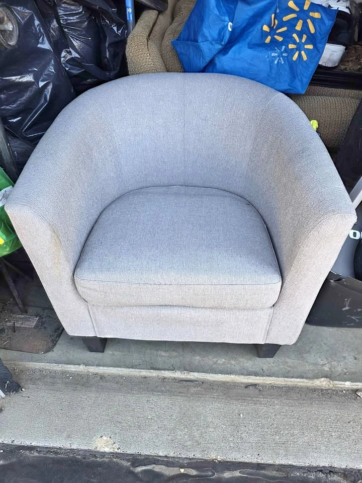 Light Gray Accent Chair