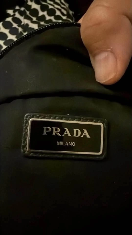 Authentic Prada Black Nappa Tessuto Nylon Belt Bag - photo 4