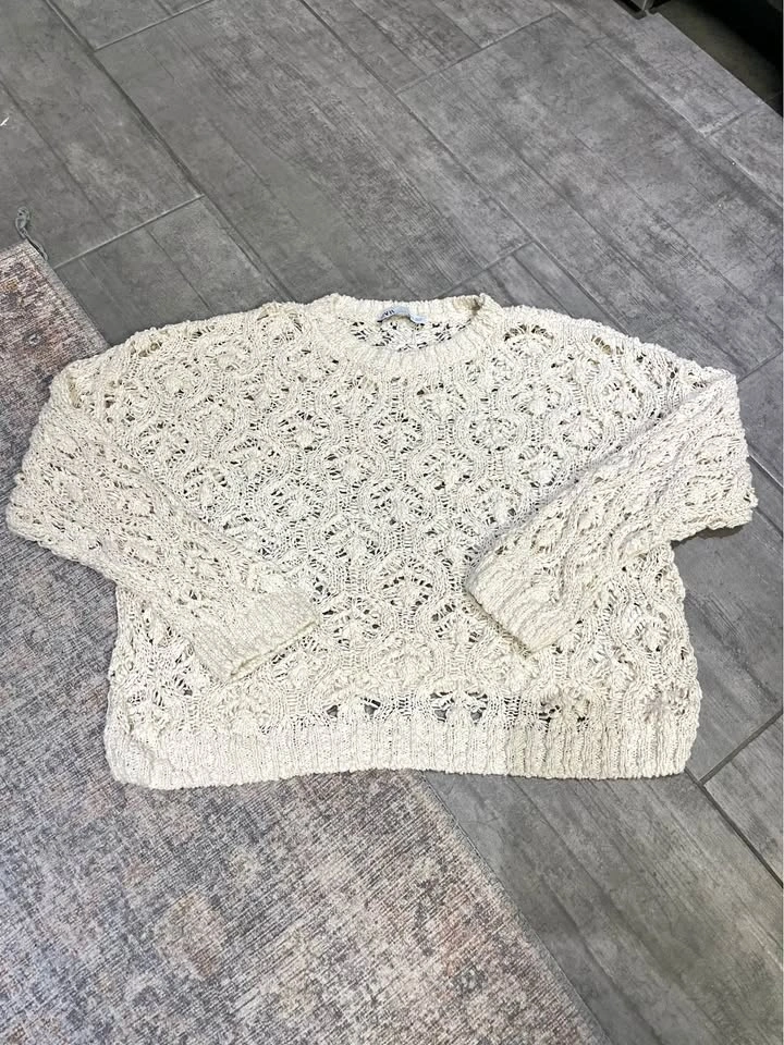 Zara Crochet Sweater