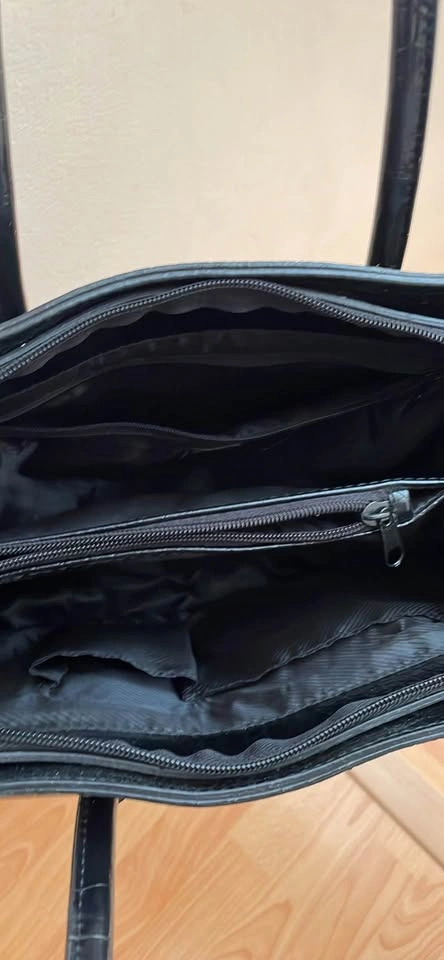 Black embossed bag - photo 3