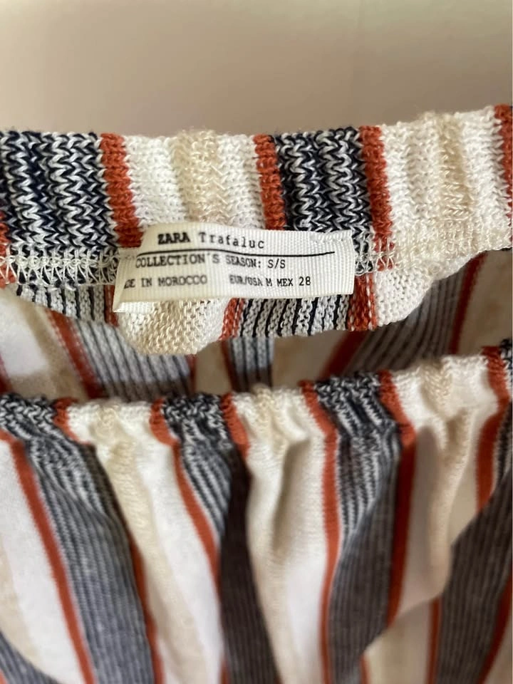 ZARA striped off the shoulder top - photo 2