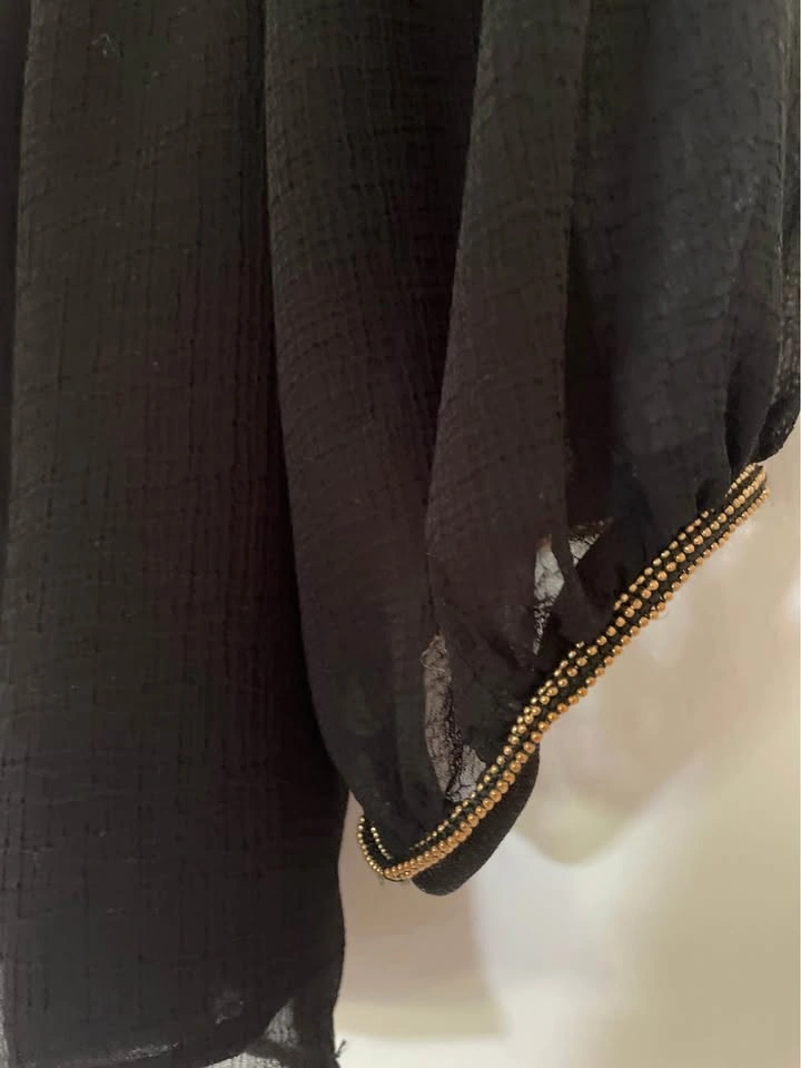 ZARA off the shoulder black top - photo 2