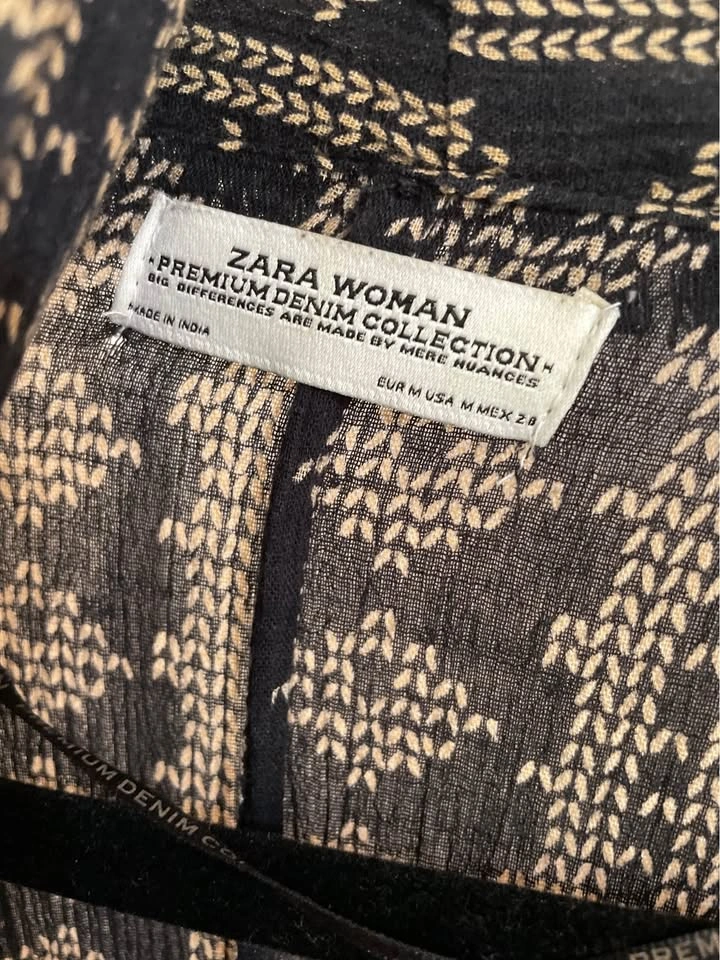 Zara Women's Brown and Black Cover-up - photo 3