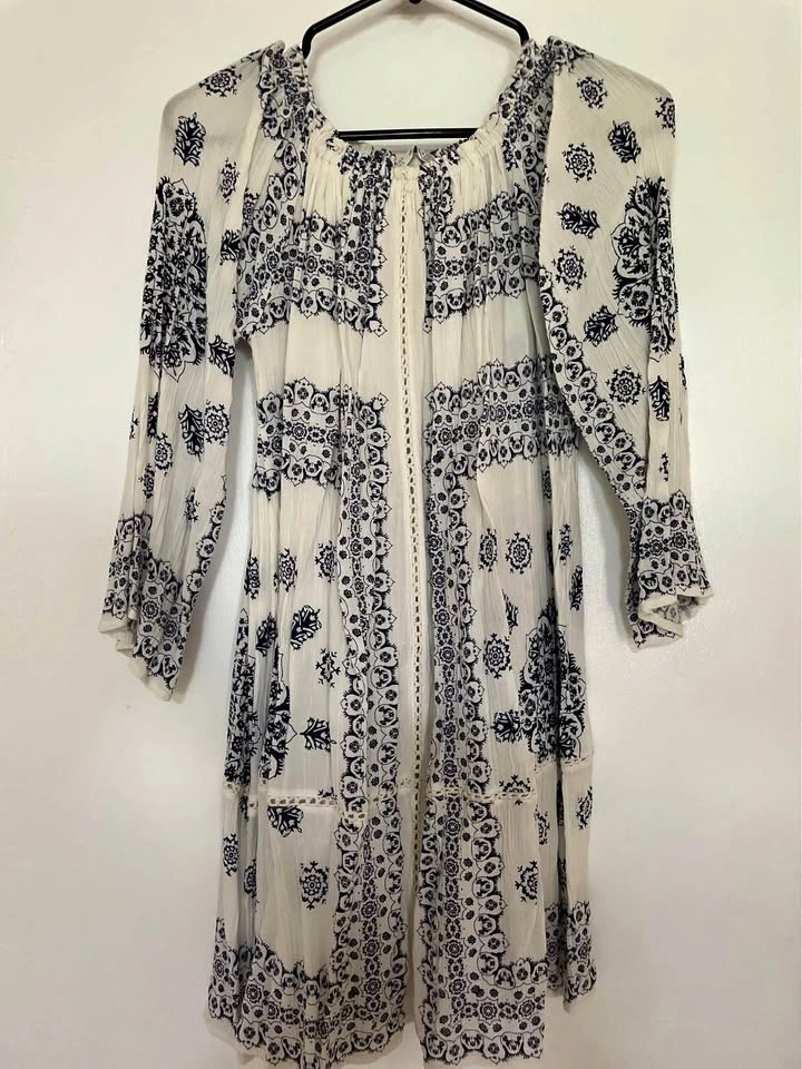 Summer floral boho dress