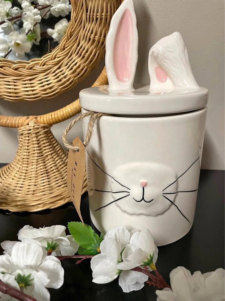 RAE DUNN EASTER BUNNY JAR