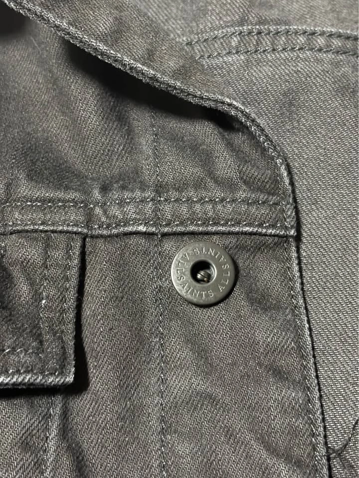 Allsaints distressed denim jacket size M - photo 2