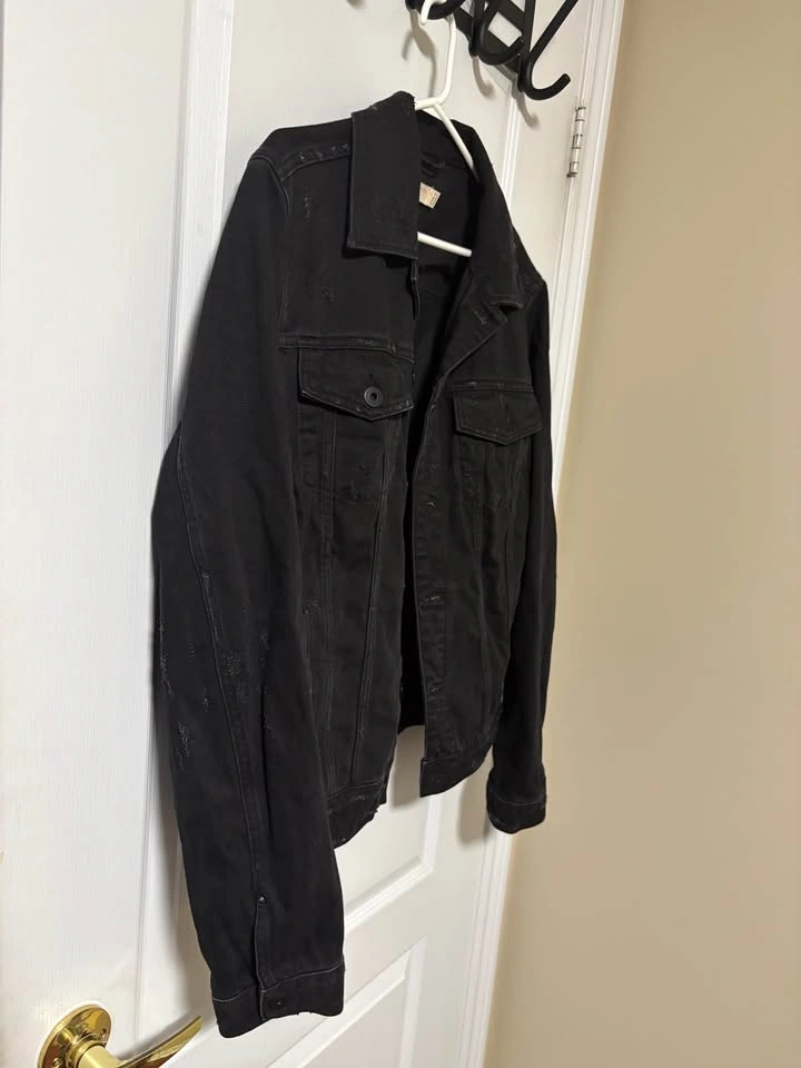 Allsaints distressed denim jacket size M - photo 5