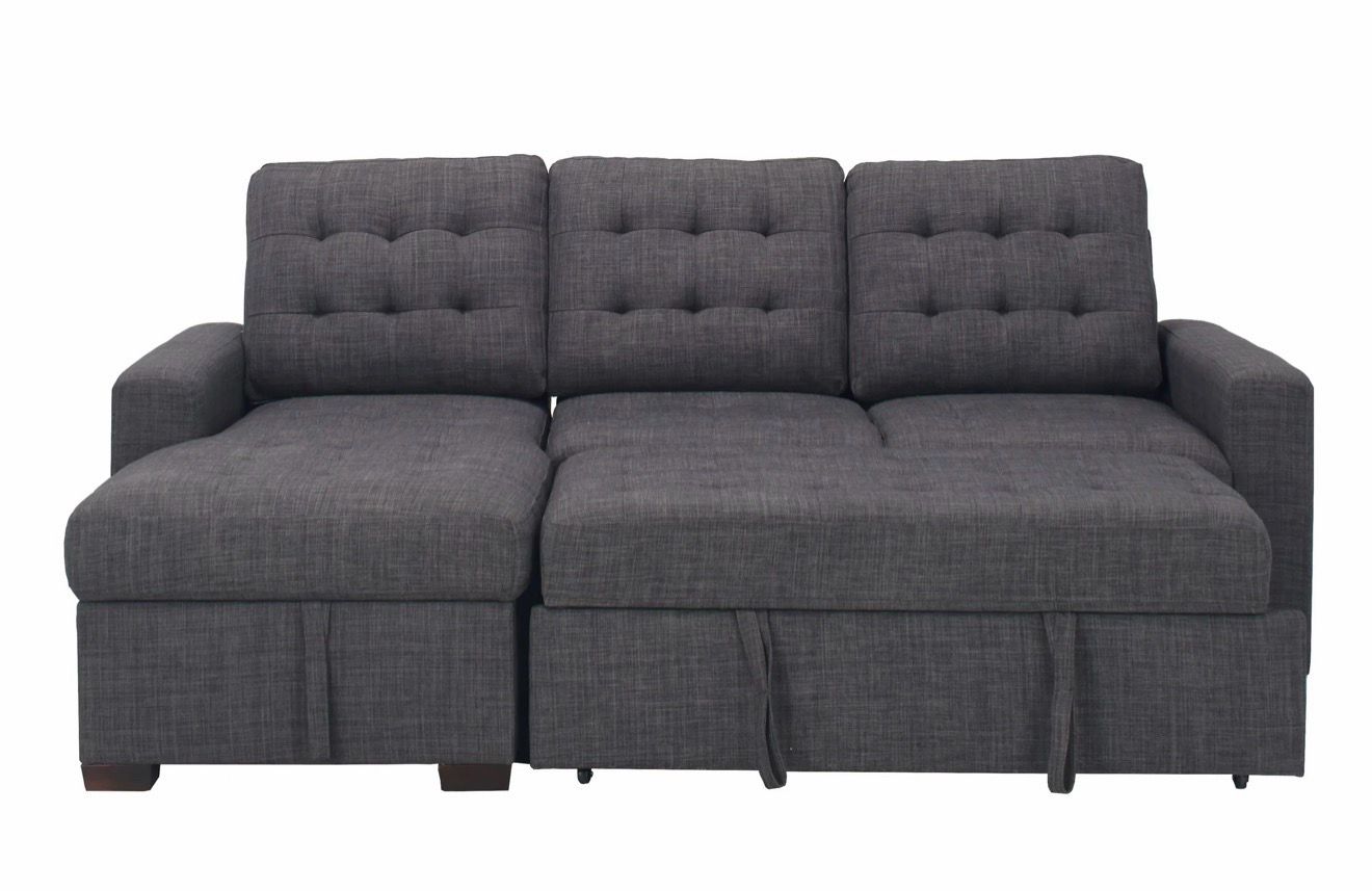 2-pc. Sofa Chaise W/ Pop Up Sleeper And Storage - photo 5