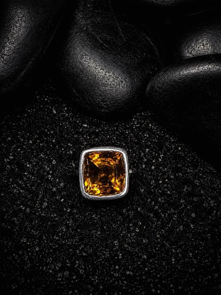 Honey Citrine Ring Flash Sale