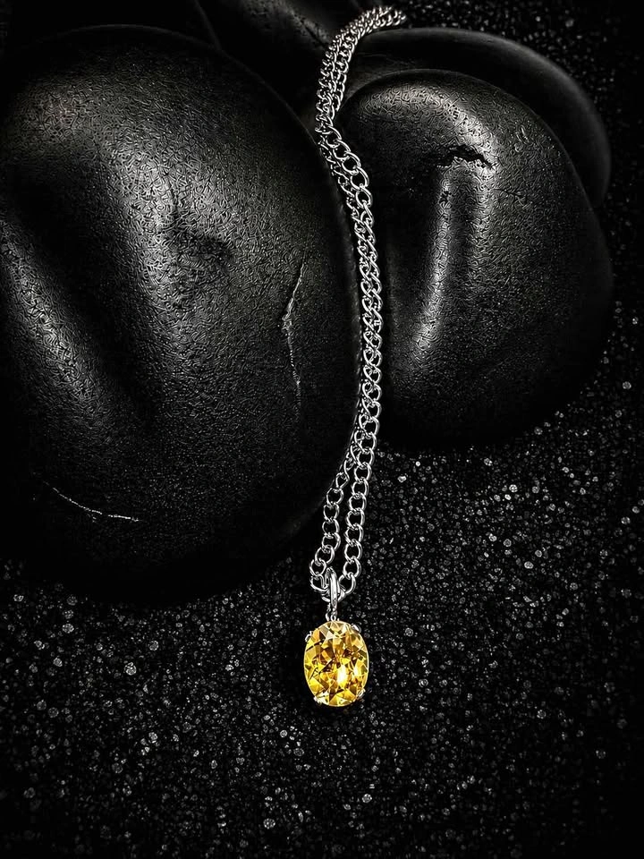 Yellow Citrine Pendant Flash Sale
