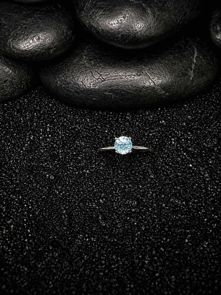 Swiss Blue Topaz Ring