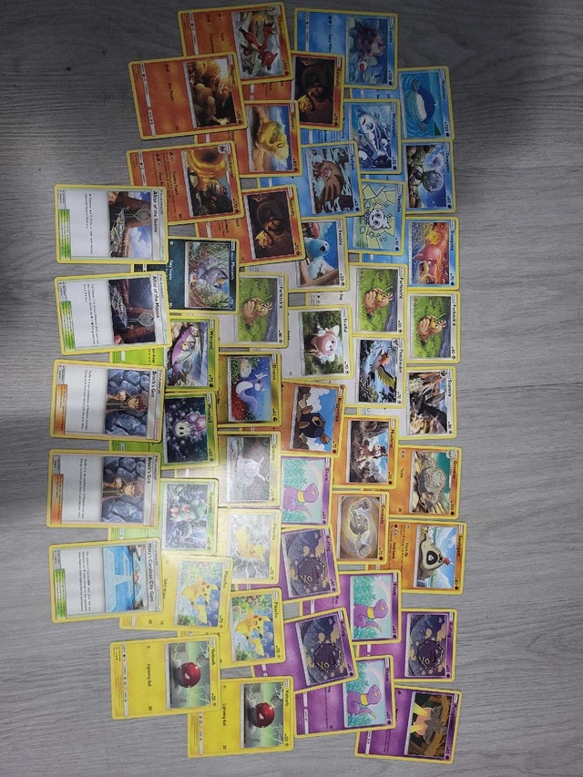 48 Sun & Moon (2017-2019) Era Pokemon Cards