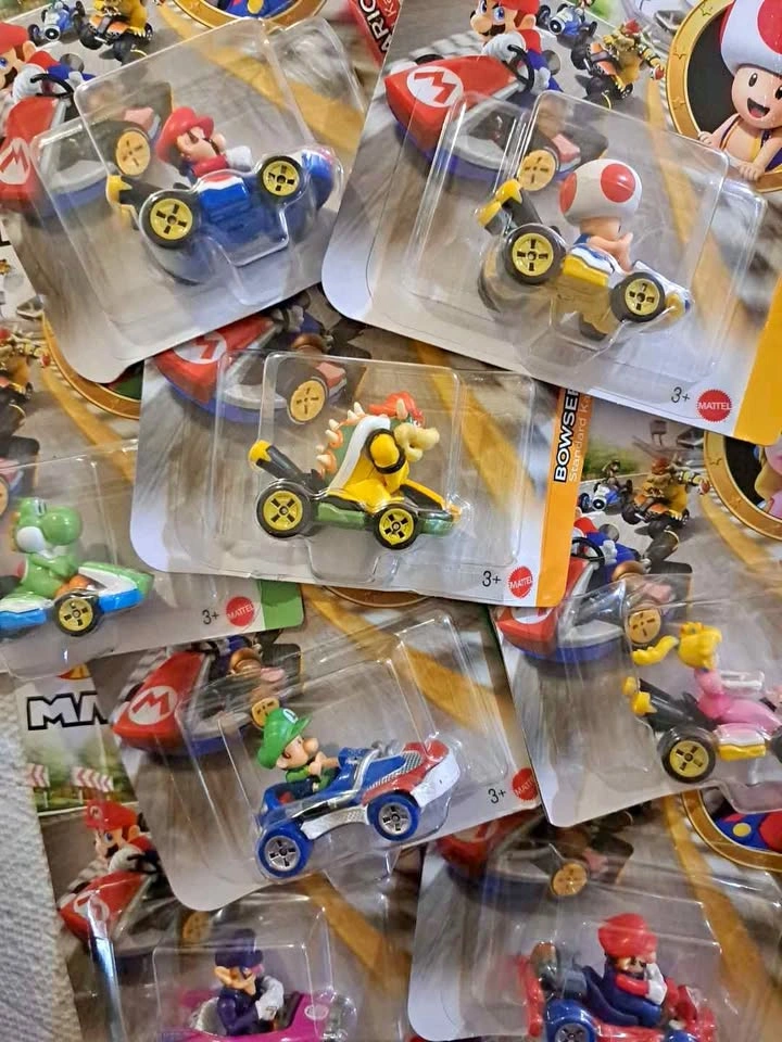 Hot Wheels Mario Kart 8 Diecast Cars Lot New! IMPAIRED PACKS!