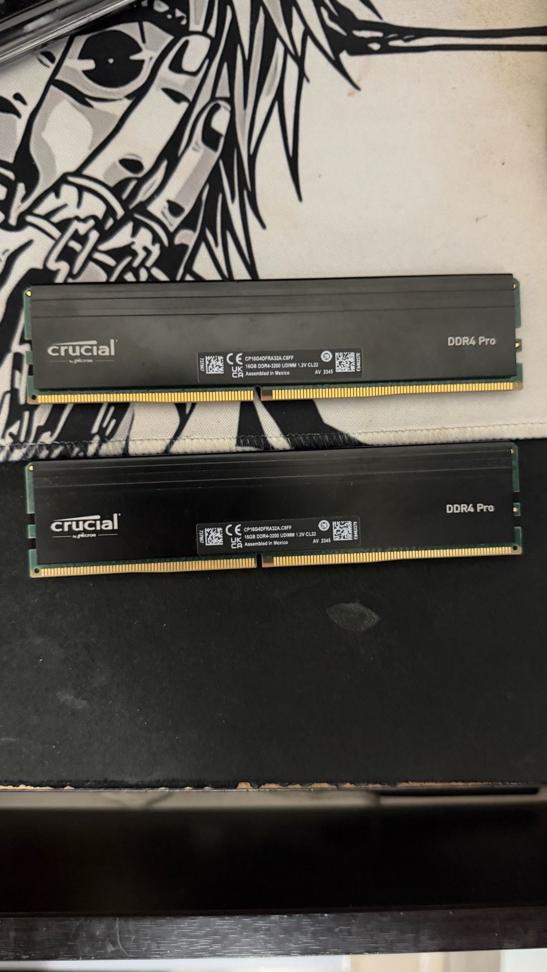 Crucial ddr4 pro ram 3200