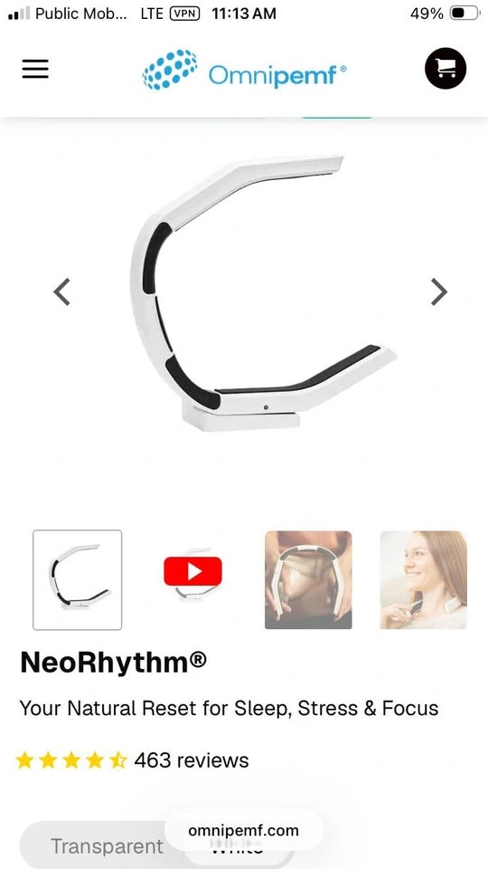 Omnipemf Neorhythm wearable wellness device - photo 3