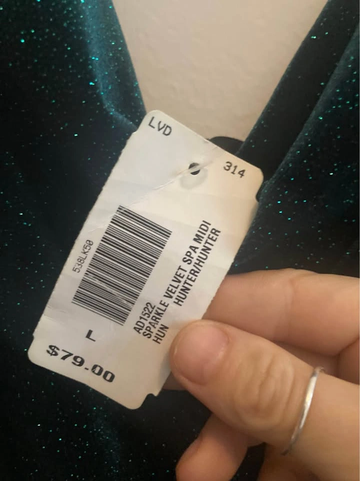 NWT emerald sparkle dress - photo 5