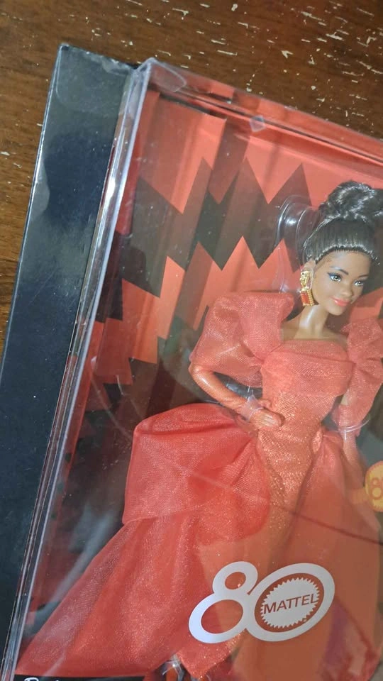 2025 Mattel Barbie 80th Anniversary African American Doll - photo 2