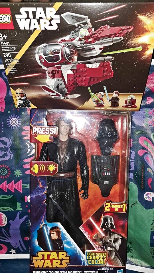 2013-25 Star Wars Anakin/Darth Vader Figure & Lego 75401