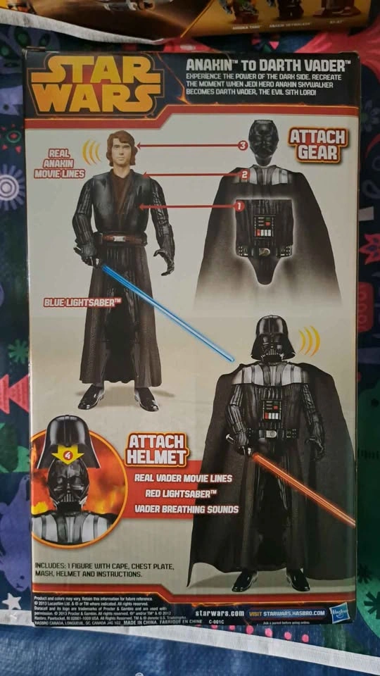 2013-25 Star Wars Anakin/Darth Vader Figure & Lego 75401 - photo 5