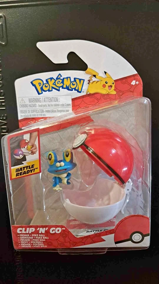 2023 Pokemon Clip 'n' Go, Battle Ready, Froakie, Brand New