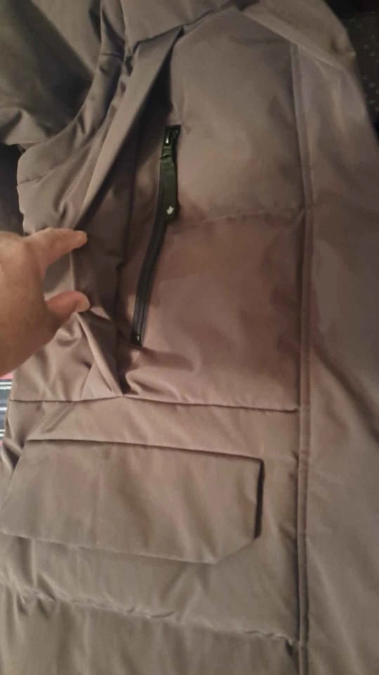 Canadiiana brand, women's feather duvet full length coat, size M - photo 3