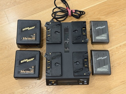 Anton Bauer InterActive 2000 Charger + Hytron 140 & DIONIC 90