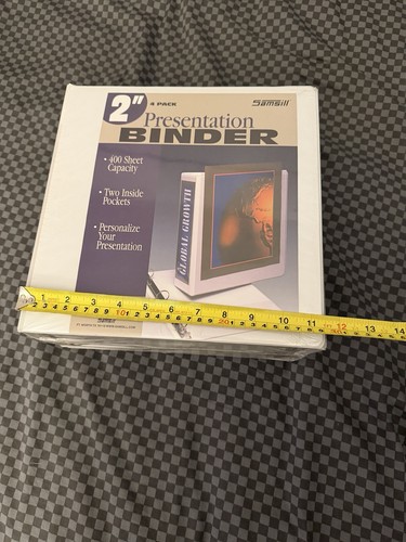 4-pack of Samsill 2-inch presentation binders, 400-sheet capacit - photo 3