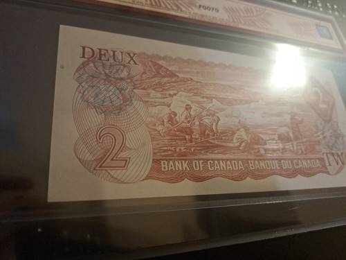 1974 Bank Of Canada $2, 3 Digit, Radar Note, BCS CHUNC 62 - photo 4