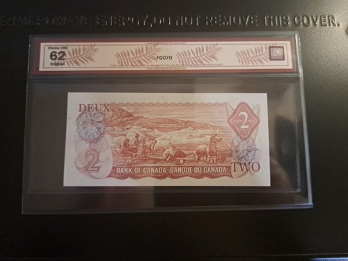 1974 Bank Of Canada $2, 3 Digit, Radar Note, BCS CHUNC 62 - photo 5