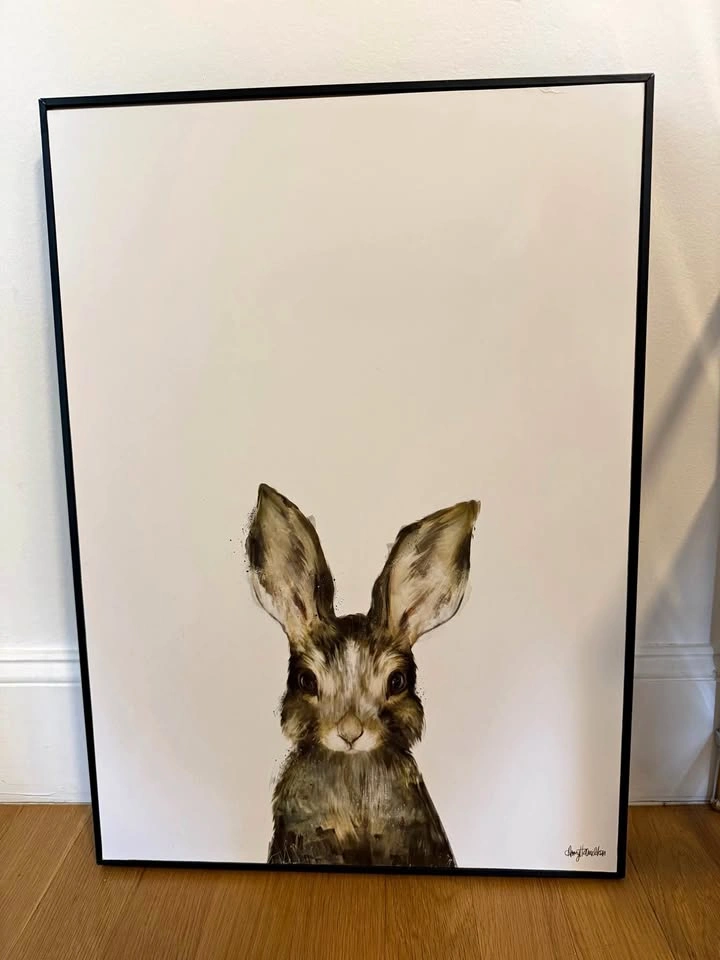 Amy Hamilton Rabbit Framed Art Print