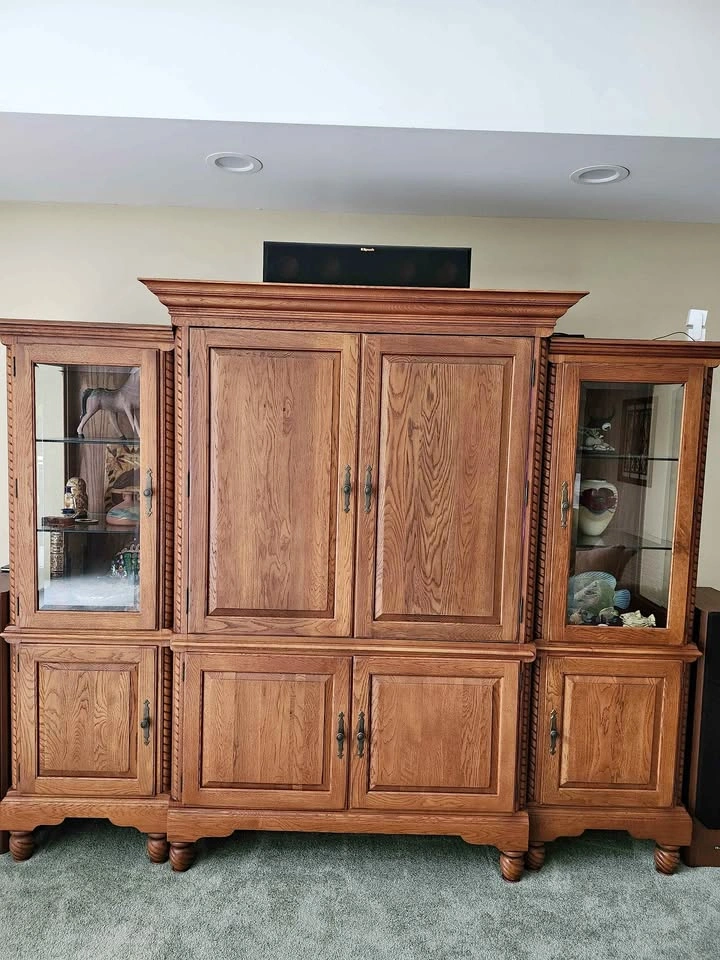 Solid Oak Entertainment Unit