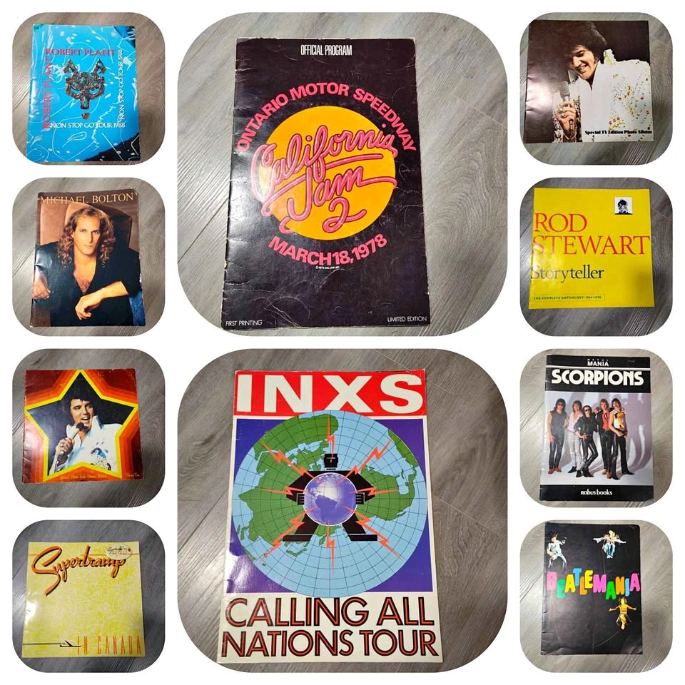 Vintage Music Collectible Programs x21