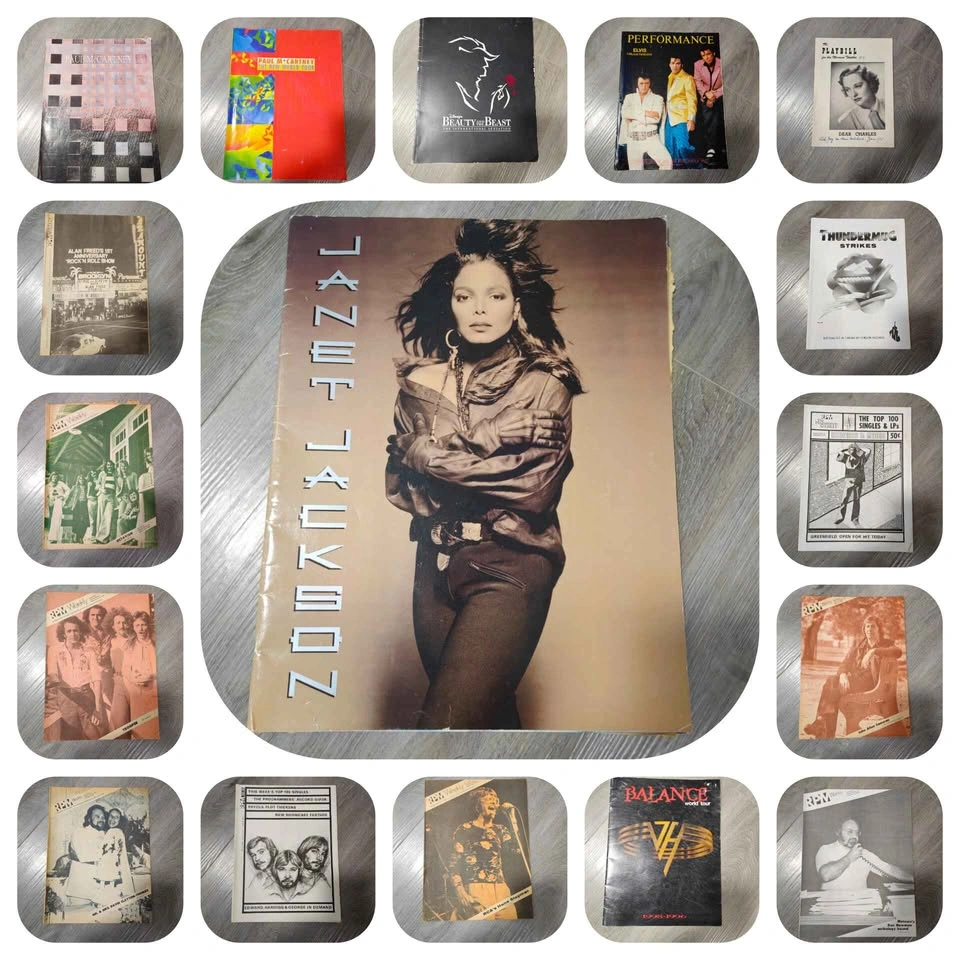 Vintage Music Collectible Programs x21 - photo 2
