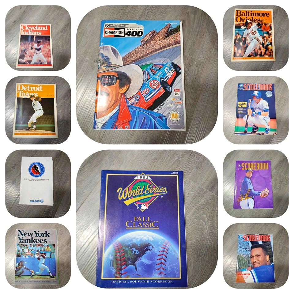 Vintage Sports Collectible Programs x20