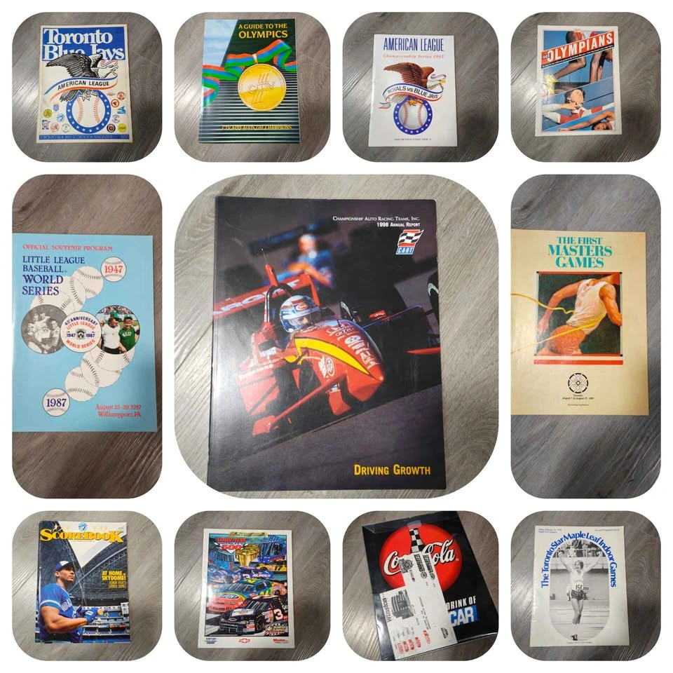 Vintage Sports Collectible Programs x20 - photo 2
