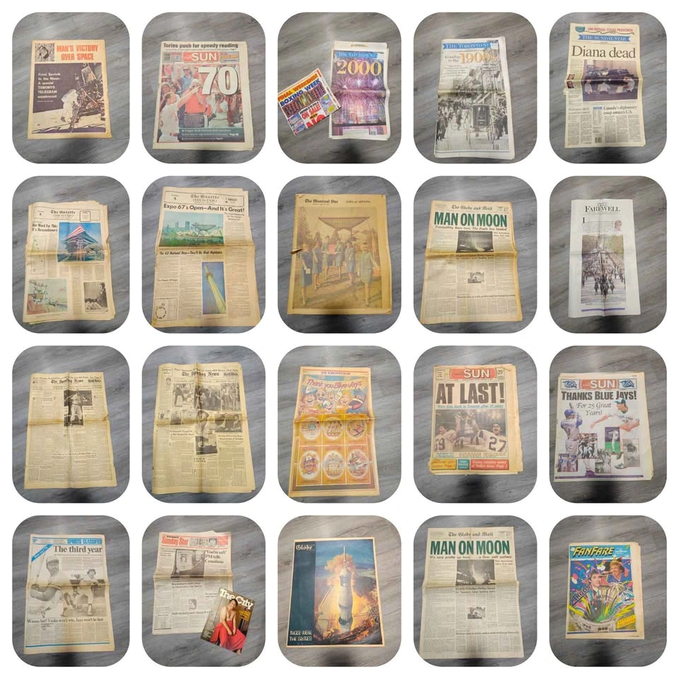 Vintage 1940s - 2000s Original Newspapers x41 - photo 2
