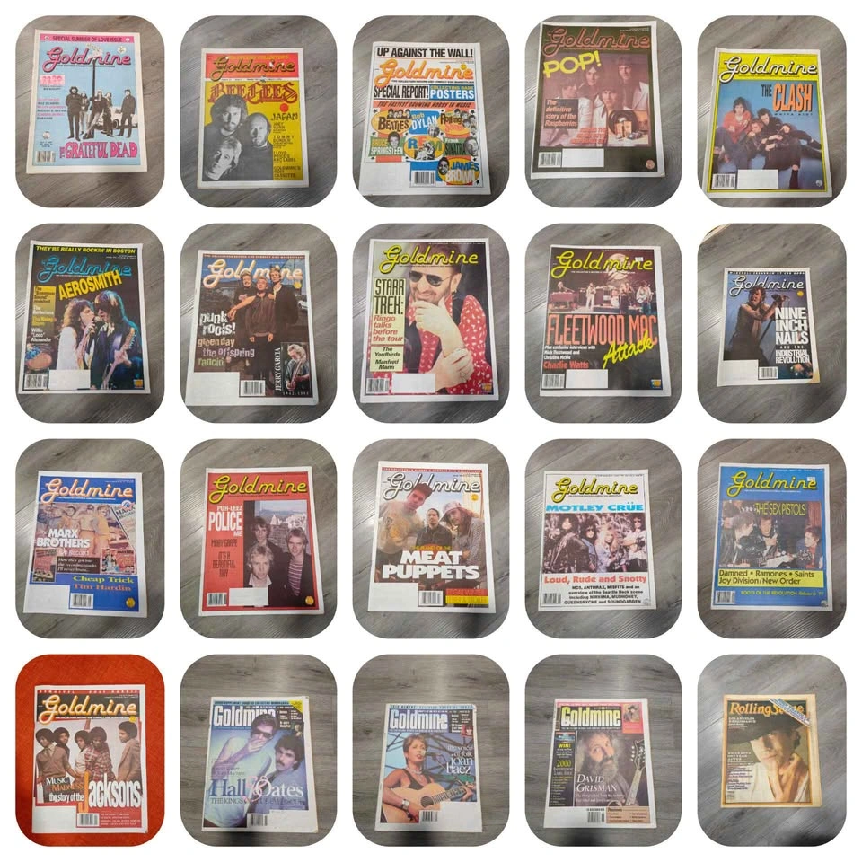 Vintage Goldmine Music Newspaper Magazines x40 - photo 3
