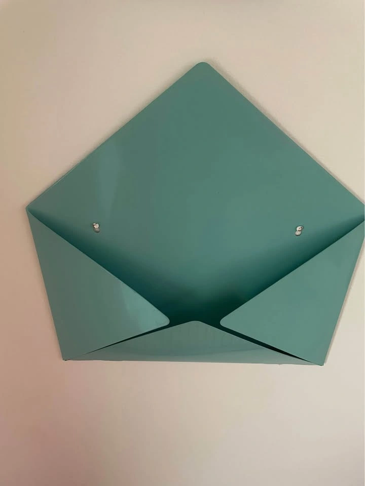 Envelope Shape Industrial Modern Metal Wall Organizer - photo 2