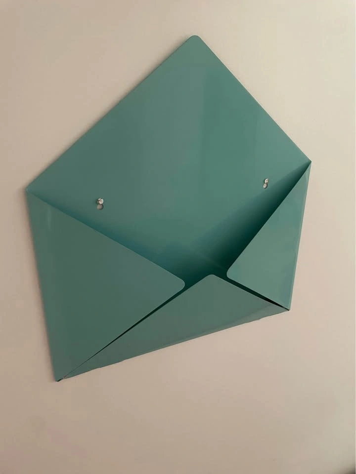 Envelope Shape Industrial Modern Metal Wall Organizer - photo 3
