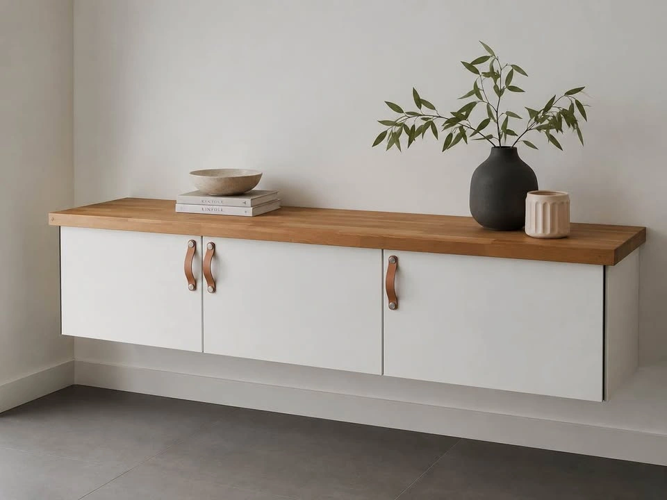 IKEA Besta Media Console Low Bench Sideboard White - photo 4