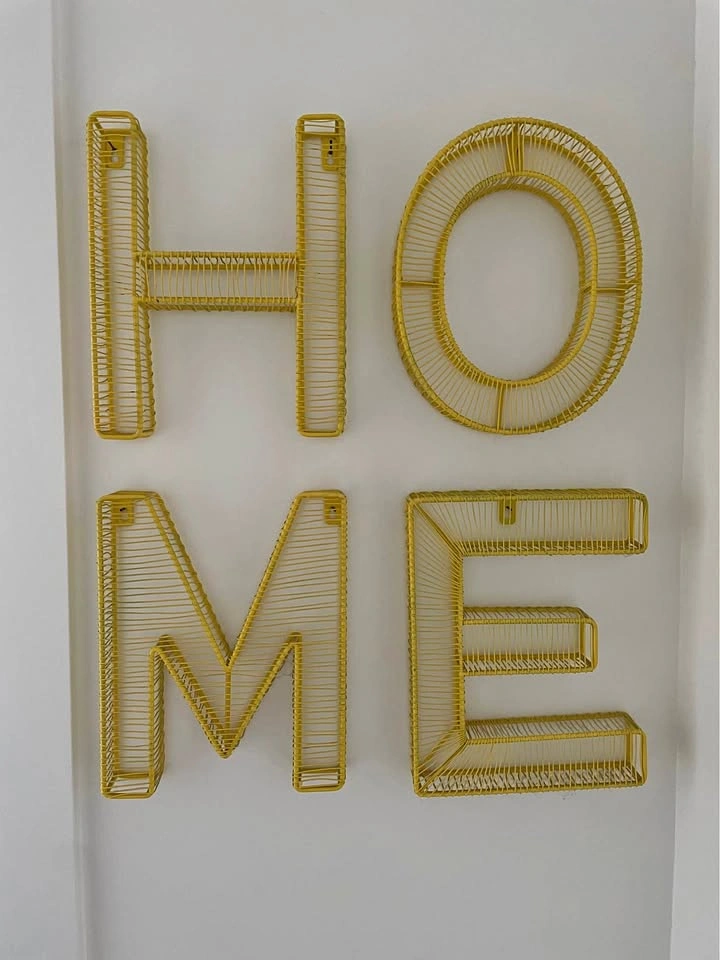 Industrial Modern “HOME” Metal Wall Decor